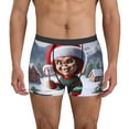 thumbnail image 7 of Saiise Chucky Bj Men's Underwear Boxer Briefs Cotton Trunks Short Leg Underwear (S-XXL), 7 of 7