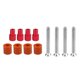 thumbnail image 5 of Piezas de niveción de impresora Juego de s de niveción de silicona con cama para Anet A8 A6 Ender-3 ender Reemp Soledad Impresoras 3d tuerca niveladora giratoria, 5 of 7