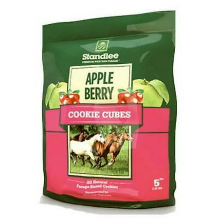 2 PK Standlee Hay Standlee 5 LB Apple Berry Cookie Cube Horse