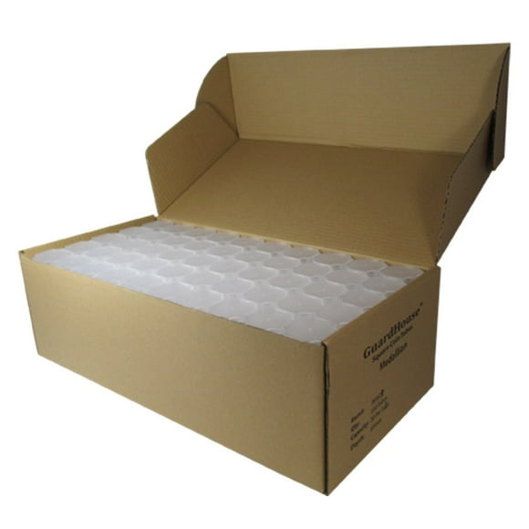 Large Silver Dollar Tubes Translucent Design Holds 20 Coins Per Tube: Fits Peace, Morgan & Eisenhower Dollars, Box of 100
