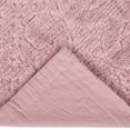 thumbnail image 4 of Better Trends 26"x 26" Euro Pillow Sham 100% Cotton Pillow Cover Medallion Design Machine Washable (Pink) Ashton Collection, 4 of 4