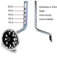 thumbnail image 3 of Jinsinto Universal Training Wheelsbicycle Stabilisersauxiliary Wheel Bicycle, 3 of 5