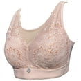 thumbnail image 3 of BIMEI Women Mastectomy Bra Breast Prosthesis with Pockets Wirefree Comfort Everyday Bra 2425,Pink,42B/C/D/E, 3 of 7