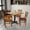 Cherry Wood Seat/Cherry Wood Frame, variant on Emma + Oliver Ladder Back Cherry Wood Chair