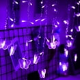 thumbnail image 7 of LED Lights for Bedroom, Butterfly Fairy Lights Lights, 13ft 96 LED Window Butterflies Lights 8 Modes Twinkle Timer String Lights for Room Bedroom Wall Ceiling Party Wedding Christmas, Purple Light, 7 of 7