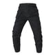 thumbnail image 1 of Pantalones largos de moda para hombre, casuales, de color sólido, cargo, con bolsillos y cremallera, pantalones largos de poliéster para hombre., 1 of 6
