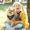 thumbnail image 5 of Constellation Light and Breathable Chiffon Yarn Cat Scarf Set of 2 - Translucent Pet Collars 40.6x40.6x58in & 53.3x53.3x76.2in, 5 of 5