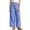 Blue, variant on Boys Girls School Uniform Elastic Waist Harem Pants School Uniform Pants Sports Flat Front Pant with Pockets Purple 4 Years