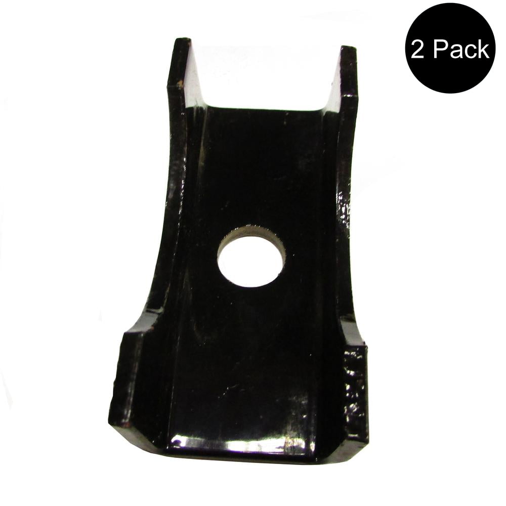 (2) Trailer Axle Spring Seat Perch for 23/8" Round Axle Tube Mount 3