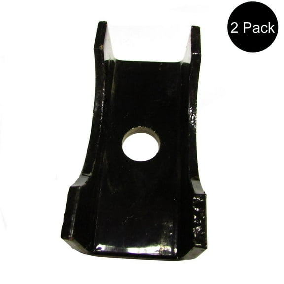 RAParts (2) Trailer Axle Spring Seat Perch for 2-3/8" 3500# Round Axle Tube Mount 3.5K