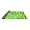 thumbnail image 2 of Ahgly Company Indoor Square Abstract Green Modern Area Rugs, 5' Square, 2 of 4