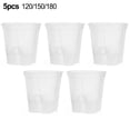 thumbnail image 2 of Clear Plastic Plant Nursery Pots with Saucer Transparent Tool with Drainage Hole 180, 2 of 7