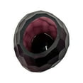 thumbnail image 5 of Bergamo Art 4" Wide Decorative Handmade Purple Abstract Bud Glass Vase Set of 2, 5 of 7