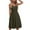 Green, variant on Puntoco Dresses for women 2025 elegant classy Women's Summer Dresses Sleeveless Casual Fashion Loose Swing Button Down Midi Dress with Pockets Green 12(XXL)