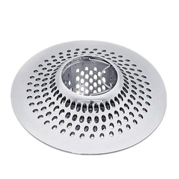 Billuyoard Colador de pelo de drenaje fácil de limpiar, colador de pelo de drenaje de bañera moderno de acero inoxidable Suministros de limpieza para el hogar