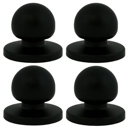 4 Pack Of Bifold Closet Door Knobs With Backplates Hardware