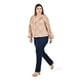 thumbnail image 2 of Blusa estampada con olanes Roman Fashion /Tallas Extras, 1905 (Beige) beige 40, 2 of 7