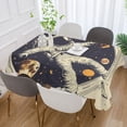 thumbnail image 2 of Yayeee Tablecloths for Rectangular Tables 60 x 60 inch Party Table Cover, Astronaut Floating, 2 of 6