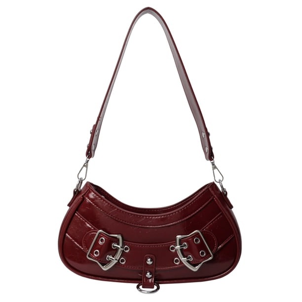 Bolso Hombro Hobo Elegante Con Correa Ajustable PU para Mujer