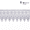 White, variant on IDONGCAI Venice Lace Trim Wide Lace Ribbon Floral Embroidered Lace Edge Trim for Sewing Crafts,Wedding Dress Embellishment, Home Decor,Gift Party Decoration Applique(Black)