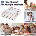 thumbnail image 5 of Best Mom Ever Custom Blanket, Birthday Gifts for Mom from Daughter Son with Pictures, Customized Photo Collage Mother Blankets Wife Birthday Gifts, Personalized Flannel Blanket with Photo as a Gift, 5 of 6
