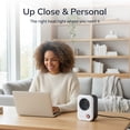 thumbnail image 5 of Lasko 200W MyHeat Personal Desk/Tabletop Electric Space Heater with Simple Controls, White, 101, 5 of 10