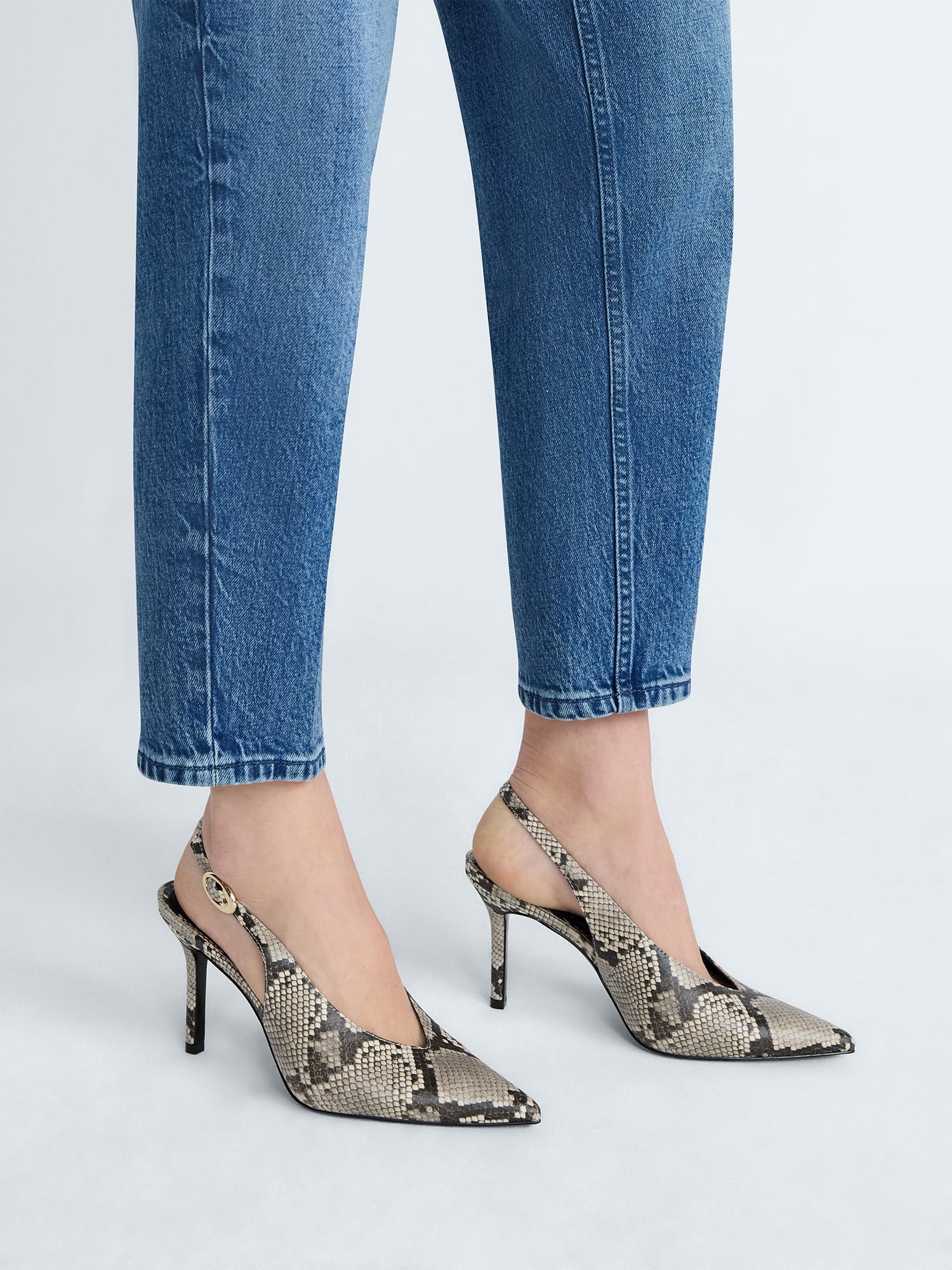 Devil Wears Prada Scoop Collection Women's Pointed Toe Slingback Heels