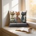 thumbnail image 3 of ddioayh Throw Pillow Cover Animal Print Soft Machine Washable 45x45cm for Sofa Chair Bedroom Home Decor Spring Easter Pet Theme Decorative Gift Idea, 3 of 6
