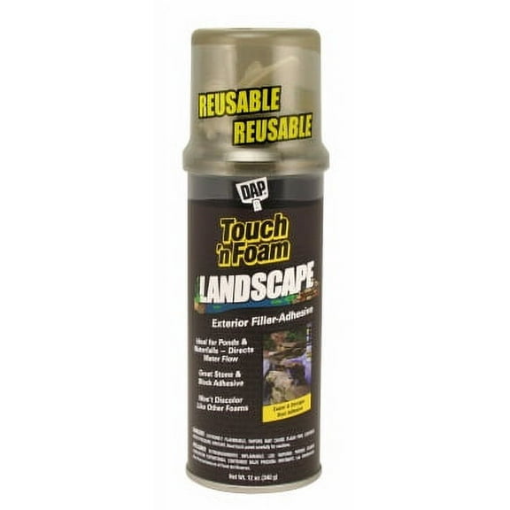 DAP Global Inc. (Touch N Foam) Exterior Repair Foam Sealant - Black - 12 oz