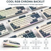 ATTACK SHARK K86 Wireless Mechanical Keyboard 75% with TFT Color Display & Knob Apex Pro TKL, 2.4G/Bluetooth/USB-C Wired RGB Backlit, Hot Swappable
