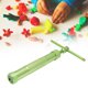 thumbnail image 2 of Pistola extrusora de barro giratoria verde de acero inoxidable, herramientas para hacer esculturas de pasteles y fondant, para hacer tú mismo, arcilla polimérica, 2 of 10