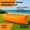 Orange, variant on Outdoor Portable Inflatable Sofa Inflatable Outdoor Air Sun Inflatable Lounger Blow Up Chair Bag Banana Camping Air Bed Beanbag 1pc