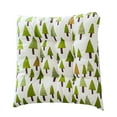 thumbnail image 2 of Holloyiver Outdoor Seat Cushion with Ties, Fade-Resistant Wicker Seat Cushions, All Weather Tufted Chair Pads for Patio Furniture Decoration (Square Back, 16"x16"x2", Geometric Forest), 2 of 3
