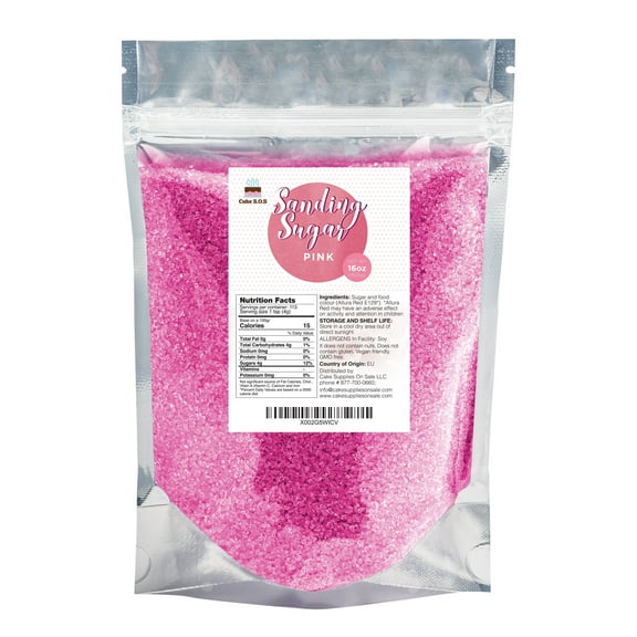 Sanding Sugar Pink 16 Oz