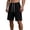 Black, variant on Jean Shorts Men's Elastic Waist Denim Shorts Drawstring Relaxed Straight Leg Summer Casual Jean Shorts Black,M