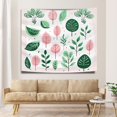 thumbnail image 3 of Washable Midcentury Boho Decor Wall Hanging Tapestry - for Home Office 51x59inch - European Colorful Modern Large Tapestry Vibrant Bold Lines Plants Durable Wall Hanging Tapestry, 3 of 6