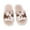 Brown, variant on Women Slippers Cute Cat Print Open Toe Flat Design Soft Fuzzy Material Comfortable Indoor Slides Cozy Home Footwear For Ladies Fall And Winter Daily Wear ,Us Size:6