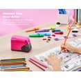 thumbnail image 3 of Bostitch - Sacapuntas de batería para oficina, 4 veces más larga vida útil, tecnología de ahorro de puntas, color rosa, 3 of 5