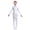 White, variant on Kids Girls Figure Ice Skating Dance Dress Shiny Gymnastic Leotard with Skirt Long Sleeve Blue 8