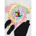 thumbnail image 3 of Multicolored Corgi Portrait Tie Dye Spiral Men -Image by Shutterstock, Male x-Large, 3 of 4