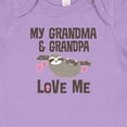 thumbnail image 4 of Inktastic Grandma and Grandpa Love Me Sloth Girls Baby Bodysuit, 4 of 5