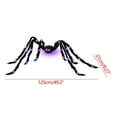 thumbnail image 3 of Halloween Clearance Boovnll Giant Spider, 4.1FT Foldable Large Fake Spider with Light Halloween Decorations Outdoor Indoor Scary Hairy Halloween Spider for Yard, Garden Decor, Halloween Decorations, 3 of 9
