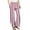 Pink, variant on breaise Kids Girls Stripe Wide Leg Pants High Waisted Lounge Pants Cozy Pajamas Trouser with Pocket