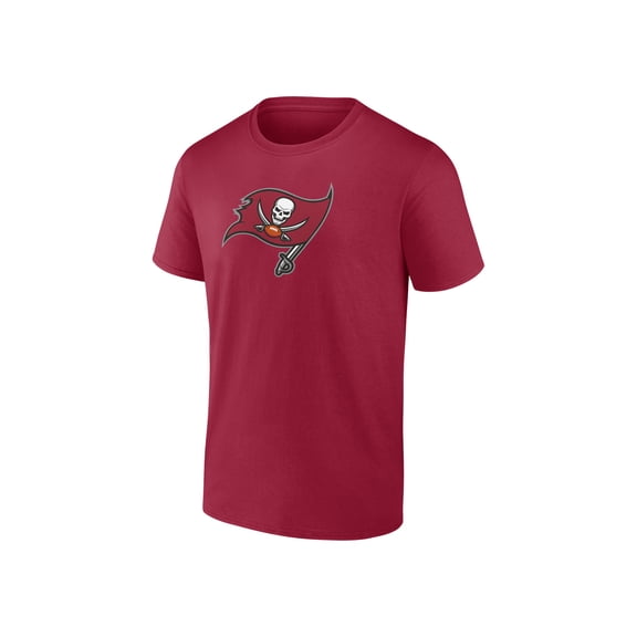 NFL Tampa Bay Buccaneers Men's Cotton Red Short Sleeve T-Shirt