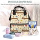 thumbnail image 5 of Disketp Dachshund Dog And Flower Mochila de Pañales de Gran Capacidad con Múltiples Bolsillos, Mochila de Viaje Multifuncional para Bebé, Unisex, Moderna y Resistente, 5 of 6