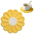 thumbnail image 2 of 1Pc Daisy Silicone Trivets, 6.7 Inch Silicone Trivets for Hot Pots and Pans, Non Slip Silicone Pot Holders, Anti-Slip Coaster, Creative Placemats for Kitchen Countertop, Table Protection & Dining, 2 of 5