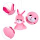 thumbnail image 5 of Llavero de animales de peluche para el Día de San Valentín con tarjetas, 20 unidades, 5 of 9