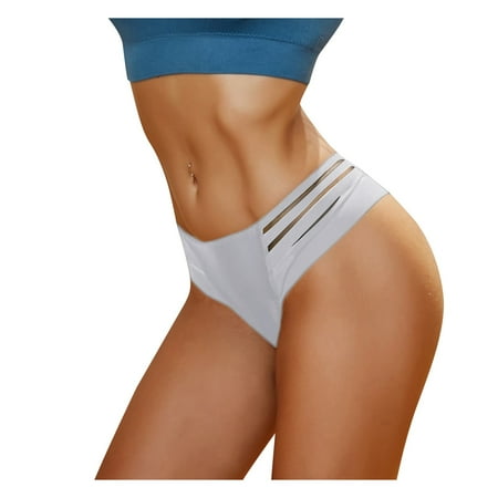 

Female Seamless Briefs Solid White Xl Panties 3 Pack