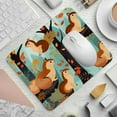 thumbnail image 2 of Squirrel Square 8.3x9.8 Inch Non-Slip Rubber Bottom Printed Desk Mat Gaming Mouse Pad Mousepad Suitable for Office and Gaming, 2 of 6