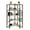 White, variant on DWVO 5-Tier L-Shaped Bookcase Storage Organizer, Tall Corner Bookshelf Open Display Freestanding Storage, Brown